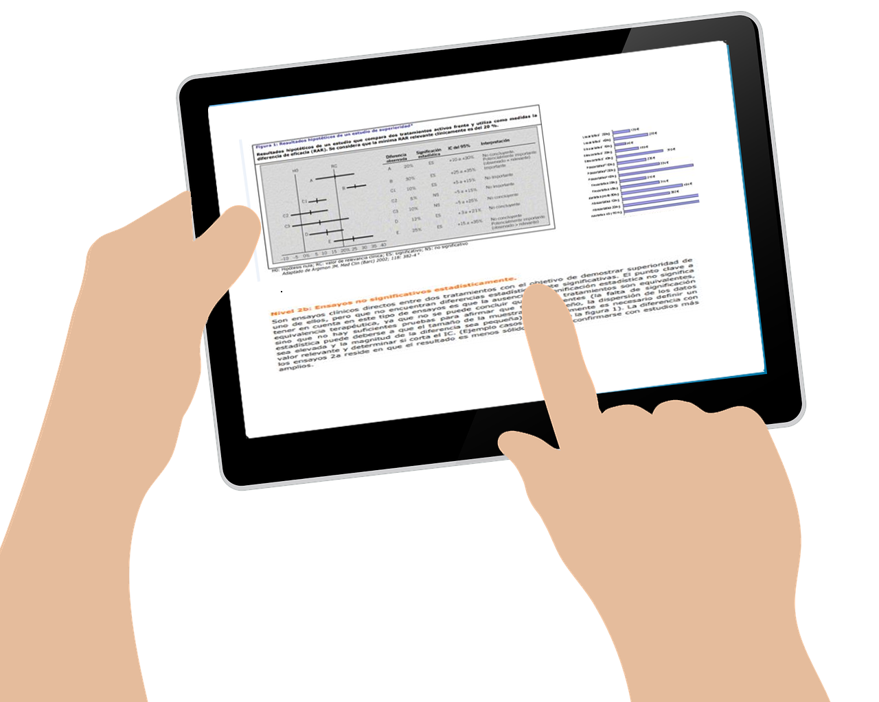 boletin en tablet