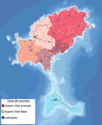 Distribució geogràfica Eivissa i Formentera